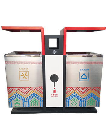 C496戶(hù)外不銹鋼分類(lèi)垃圾桶