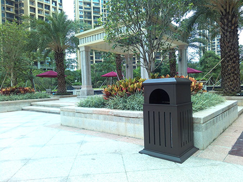 欣方圳高檔園林垃圾桶打造高品質生活