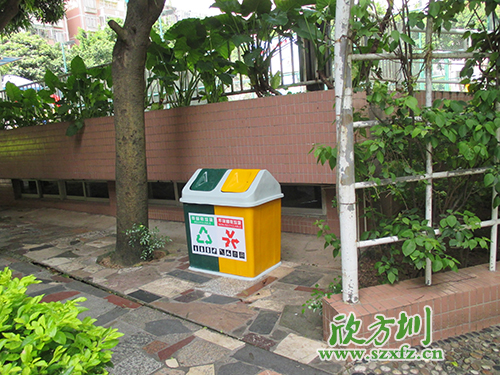 炎炎夏季，玻璃鋼垃圾桶為清遠市街道帶來點點綠意
