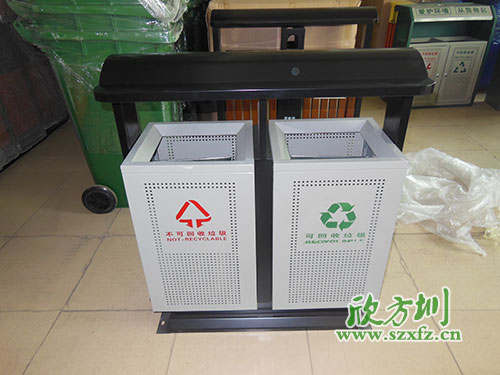 貴陽物業(yè)戶外鋼板沖孔垃圾桶,客戶的二次選擇。